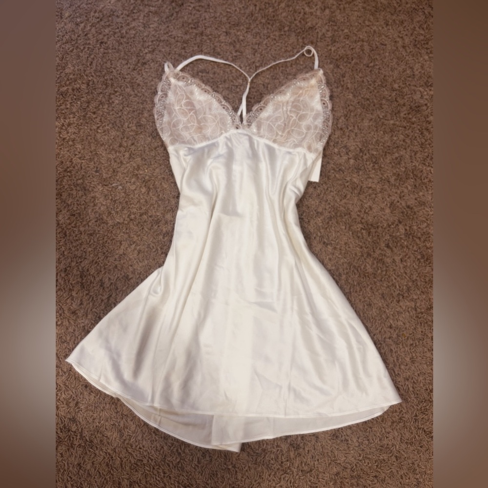 White mini dress